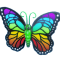 Prismatic Butterfly Common