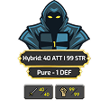 Hybrid 40 ATK | 99 STR - 99 RAN